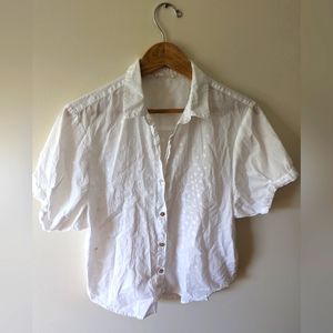 Love Stitch starry button down